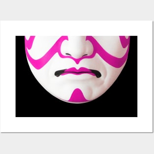 Kabuki Mouth - Pink Posters and Art